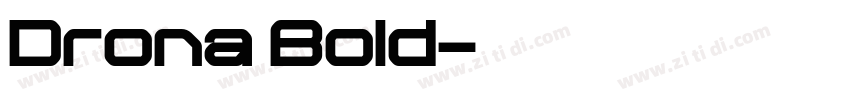 Drona Bold字体转换